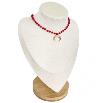 Detalhes do produto Choker colorida com dente liso