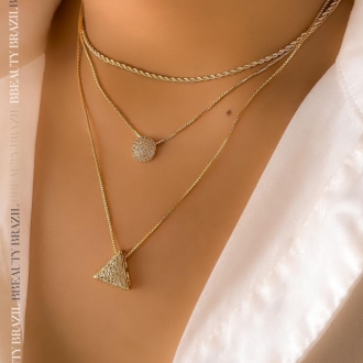 Detalhes do produto Colar cordão baiano, em ouro