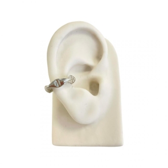 Detalhes do produto Piercing amassadinho G em Ródio Branco