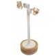 Brinco Ear Hook Três vias lisas