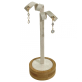 Brinco Ball com duas Zirconias - Foto 1
