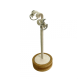 Brinco Ear Hook de coração M - Foto 1