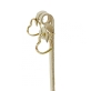 Brinco Argola de coração M Liso