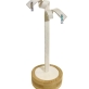 Brinco barra lisa com zirconia