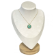 Colar Espirito Santo esmaltado Verde em ouro